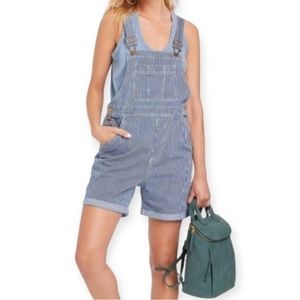 THREE Wild Fable Universal Threads Overall shorts skirt camo stripe L 14 target